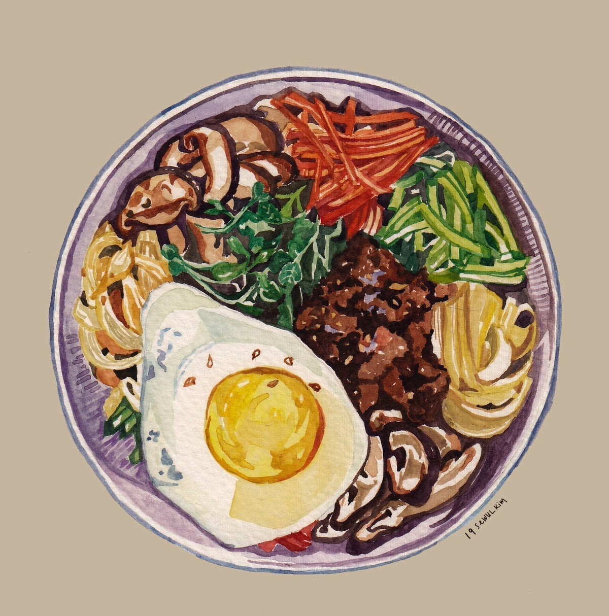 Bibimbap: un cuenco de arroz colorido de Corea
