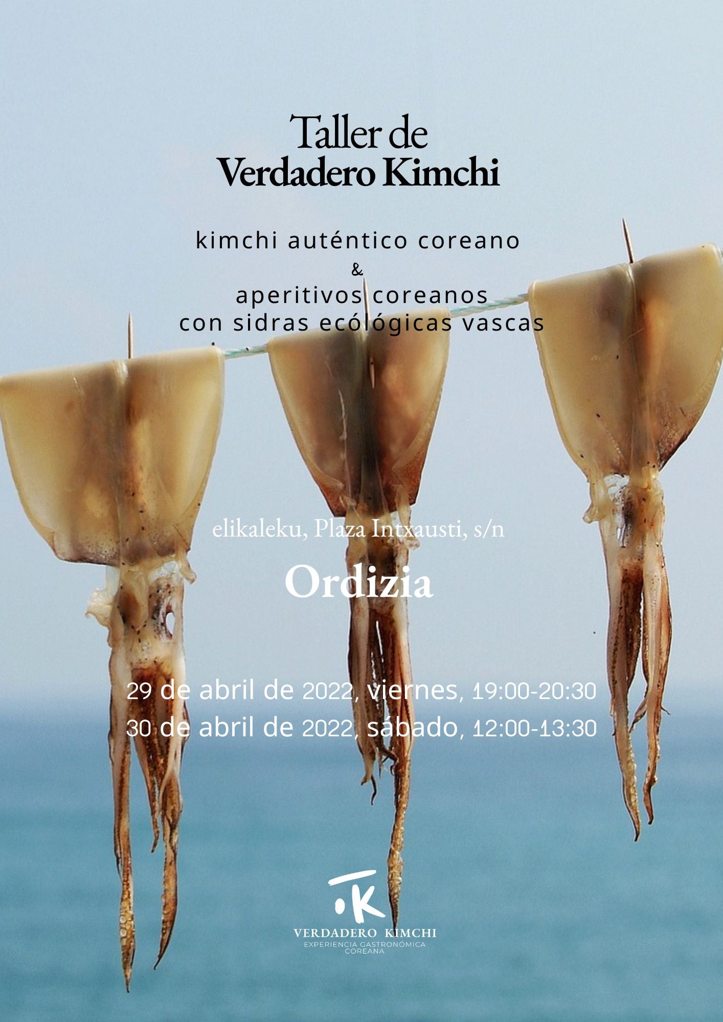 Taller de kimchi en Ordizia, 29 abr 2022 [terminado]