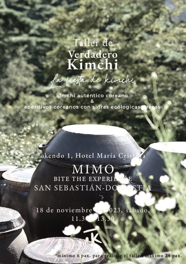 Taller de kimchi y bossam, 18 nov 2023 [terminado]